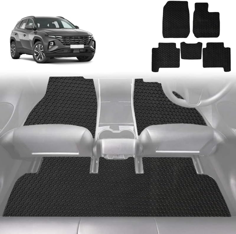 6D Diamond Car Floor Mats for Hyundai Tucson 2021 - Current (NX4) - Custom-Fit Carpet Liner