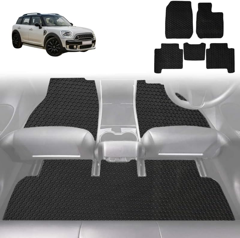 6D Diamond Car Floor Mats for MINI Countryman 2017 - 2023 (F60) - Custom-Fit Carpet Liner