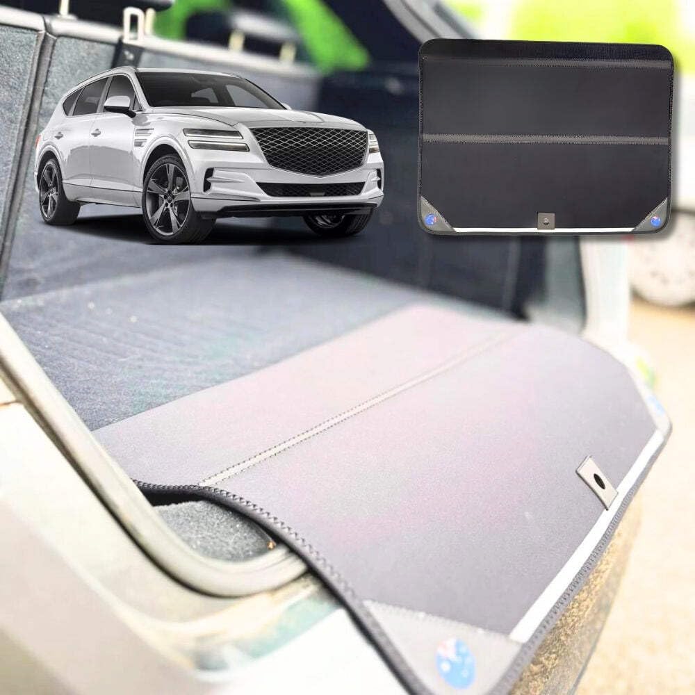 Rear Cargo Boot Bumper Protector for  Genesis GV80 Coupe 2024-Current - Standard (72.5 x 55.5) cm - Black