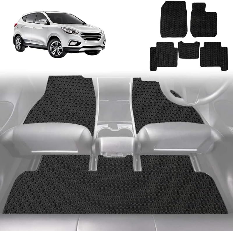 6D Diamond Car Floor Mats for Hyundai Tucson 2015 - 2020 (TL) - Custom-Fit Carpet Liner