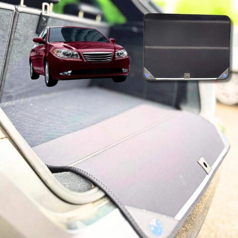 Rear Cargo Boot Bumper Protector for Hyundai Elantra 2007-2010 - Standard (72.5 x 55.5) cm - Black