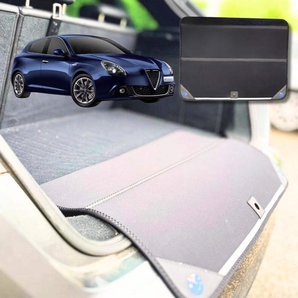 Rear Cargo Boot Bumper Protector for Alfa Romeo Giulietta Auto 2010-2020 - Standard (72.5 x 55.5) cm - Black