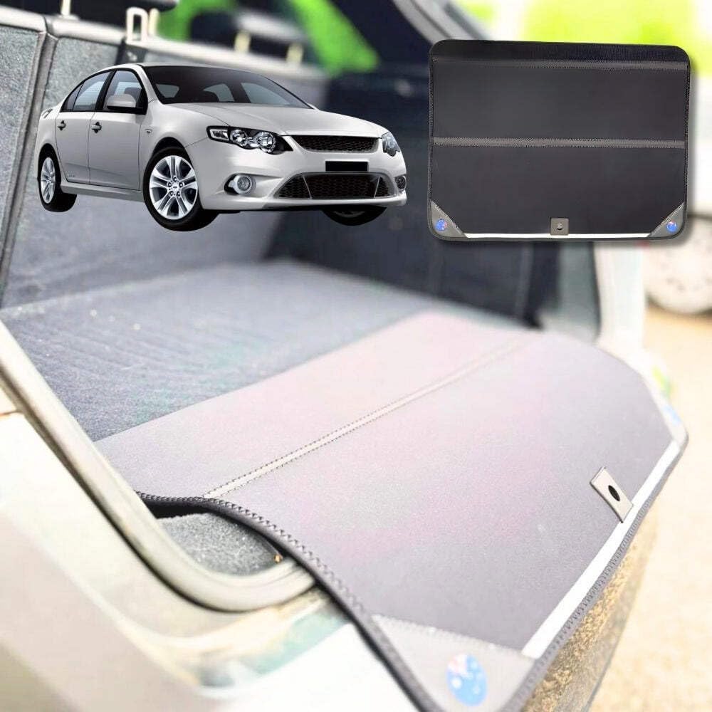 Rear Cargo Boot Bumper Protector for Ford Falcon 2008-2014 - Standard (72.5 x 55.5) cm - Black