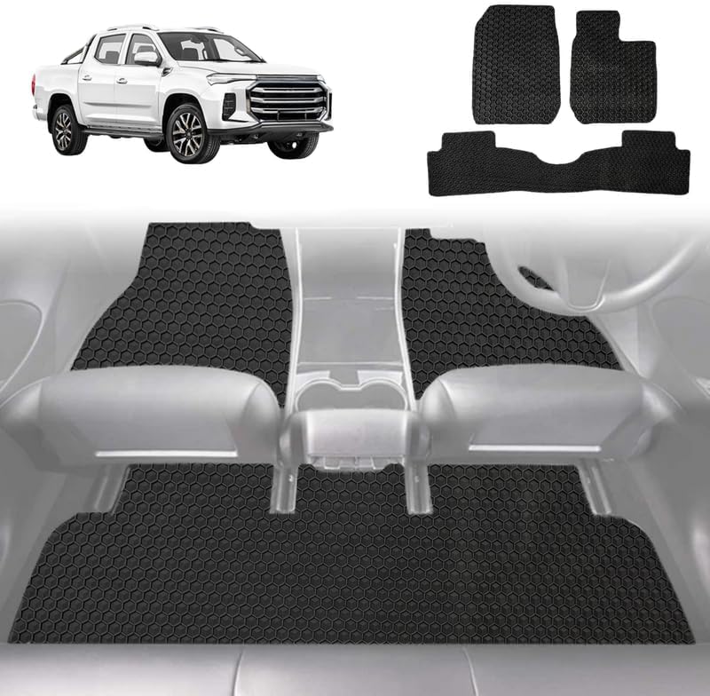6D Diamond Car Floor Mats for LDV T60 Max 2017 - Current T60 Pro - Custom-Fit Carpet Liner