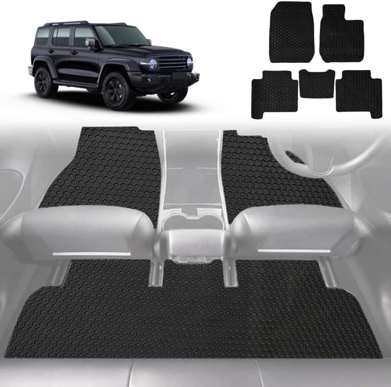 6D Diamond Car Floor Mats for GWM Haval Tank 300 2023 - Current (P01) - Custom-Fit Carpet Liner