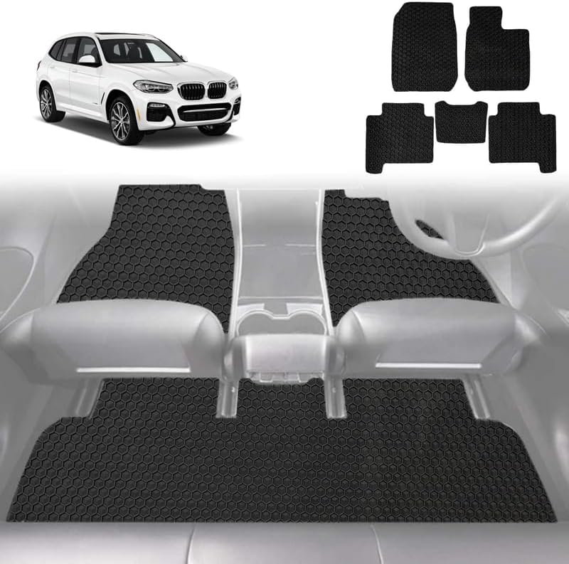 6D Diamond Car Floor Mats for BMW X3 2018 - Current (G01) - Custom-Fit Carpet Liner