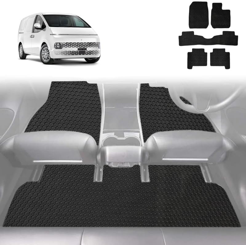 6D Diamond Car Floor Mats for Hyundai Staria 2021 - Current US4 - Custom-Fit Carpet Liner