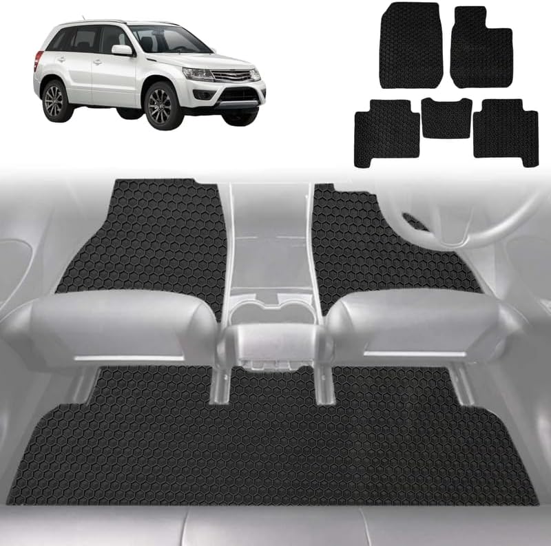 6D Diamond Car Floor Mats for Suzuki Vitara 2015 - Current (LY) - Custom-Fit Carpet Liner