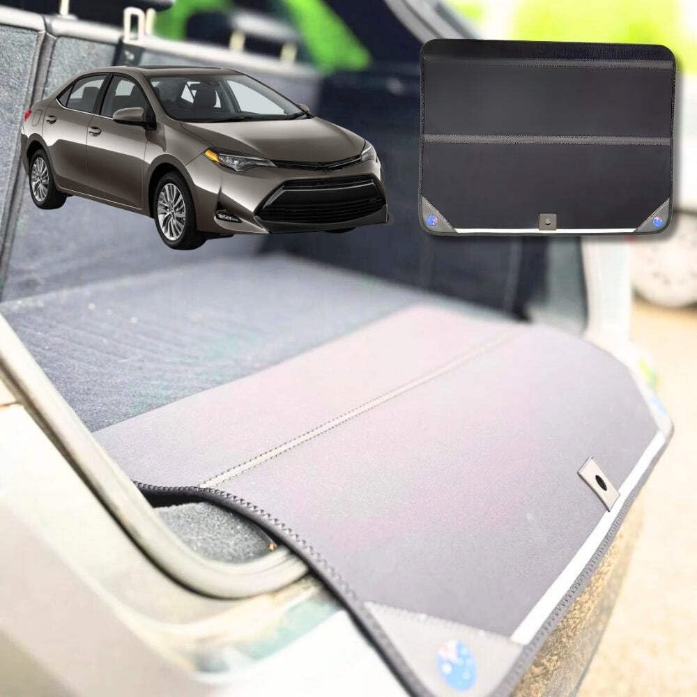 Rear Cargo Boot Bumper Protector for Toyota Corolla Hatch/Sedan 2002-2007 - Standard (72.5 x 55.5) cm - Black