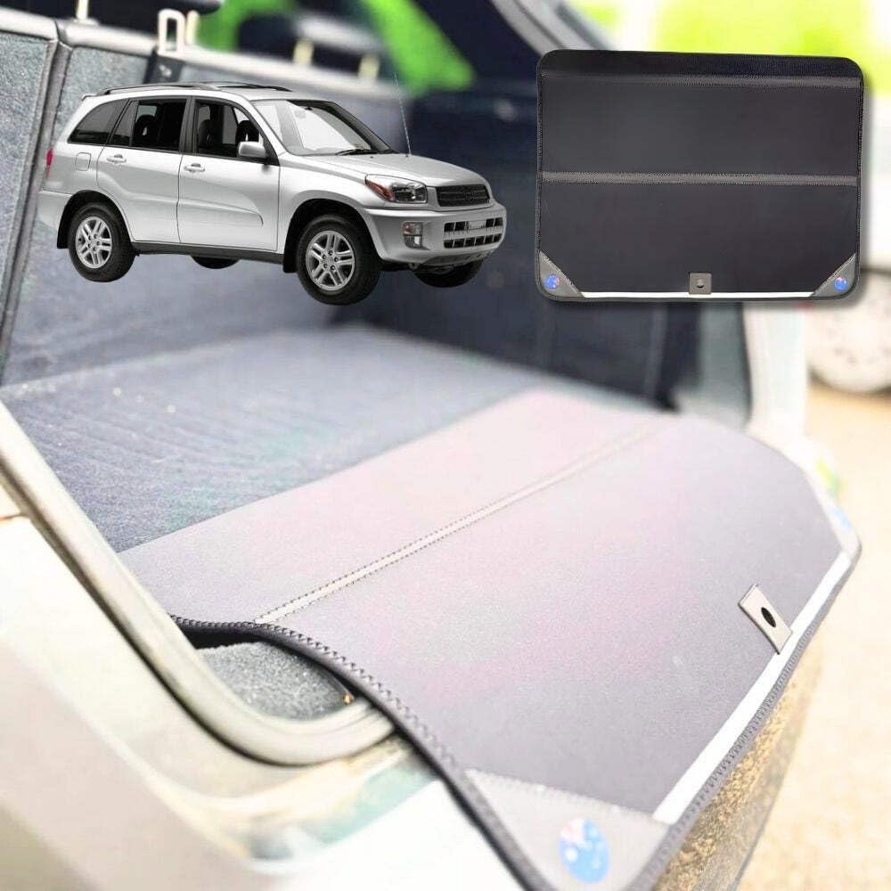 Rear Cargo Boot Bumper Protector for Toyota RAV4 2000 - 2005 2-Door (XA20) - XL (98 x 55) - Black