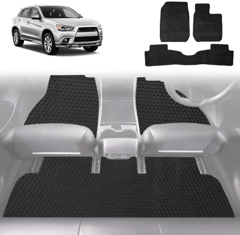 6D Diamond Car Floor Mats for Mitsubishi Outlander 2006 - 2012 (CW/ZG/ZH) - Custom-Fit Carpet Liner