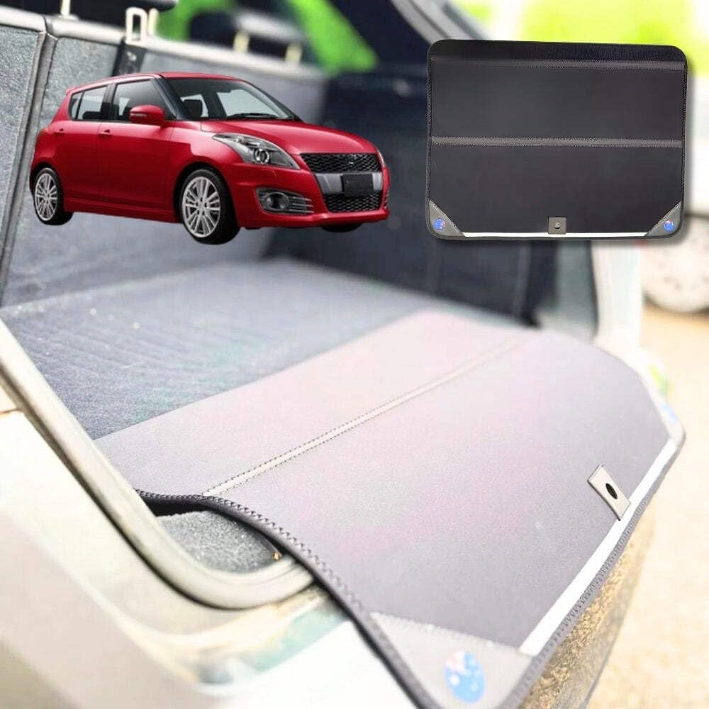 Rear Cargo Boot Bumper Protector for Suzuki Swift 2011-2017 - Standard (72.5 x 55.5) cm - Black