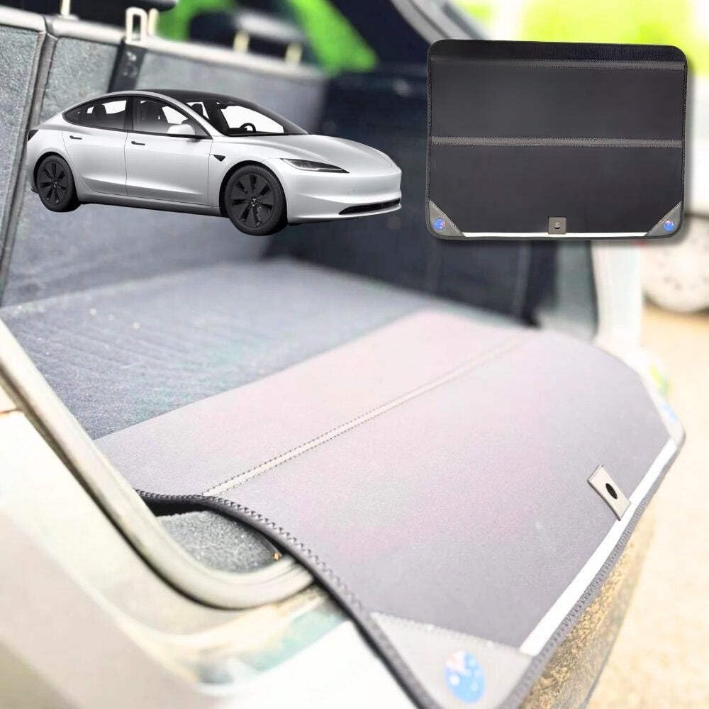Rear Cargo Boot Bumper Protector for  Tesla Model 3 2024-Current - Standard (72.5 x 55.5) cm - Black