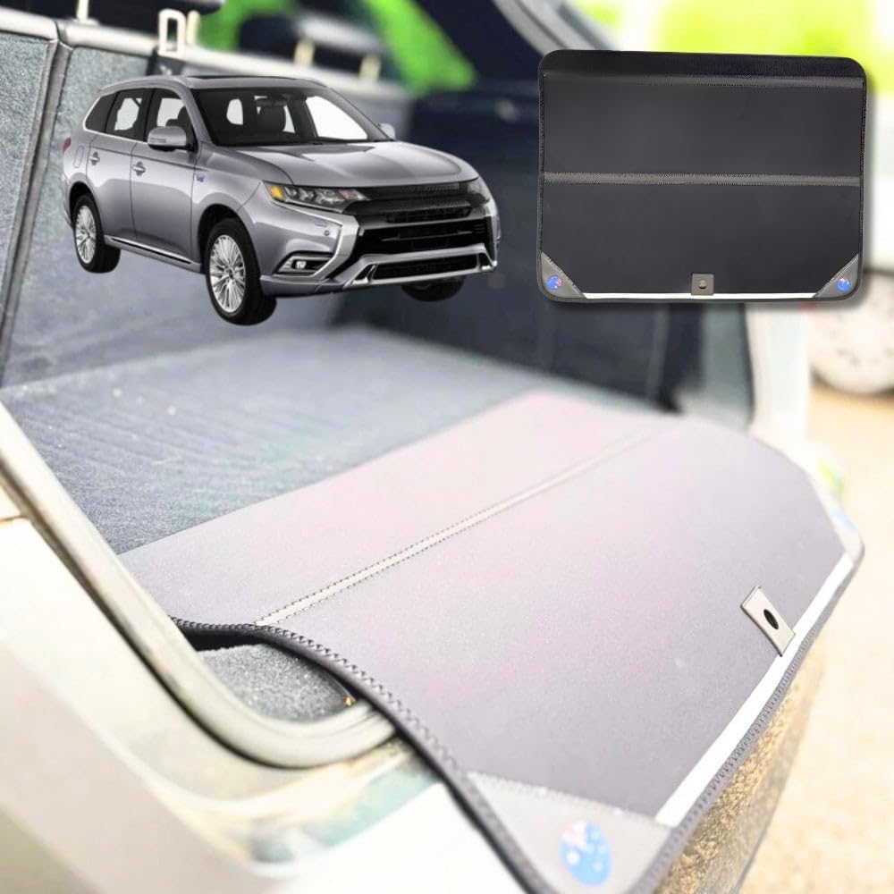 Rear Cargo Boot Bumper Protector for Mitsubishi Outlander 2018 - 2021 (ZJ/ZK/ZL) - XL (98 x 55) - Black