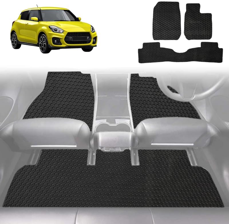 6D Diamond Car Floor Mats for Suzuki Swift Sport 2017 - Current (AZ) - Custom-Fit Carpet Liner