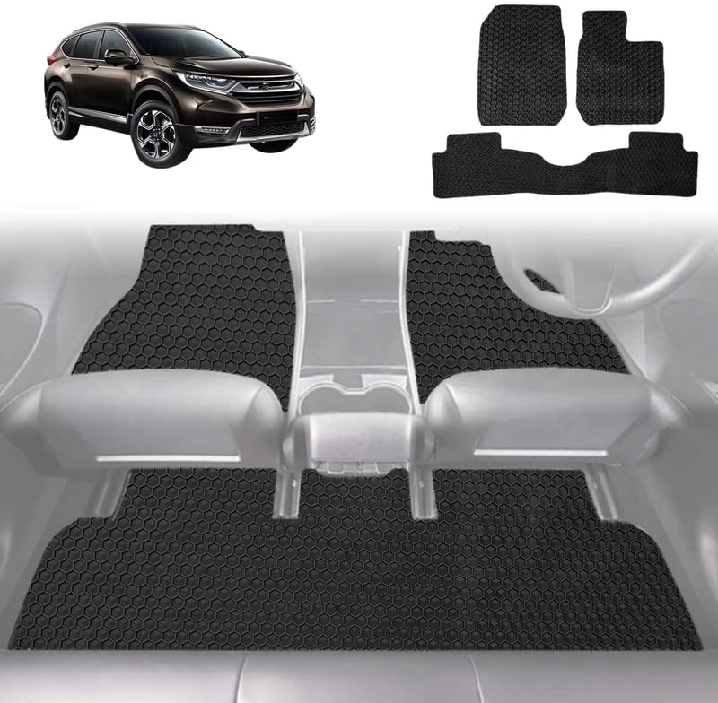 6D Diamond Car Floor Mats for Honda CR-V 2017 - 2022 RW - Custom-Fit Carpet Liner