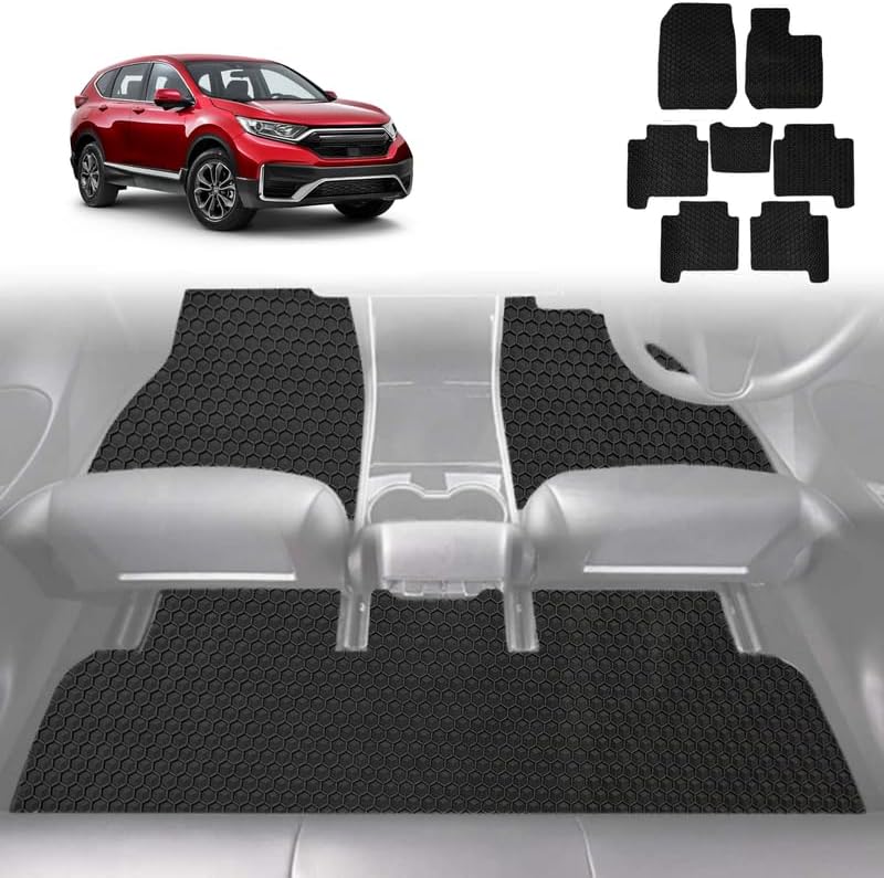 6D Diamond Car Floor Mats for Honda CR-V 2023 - Current (RS) - Custom-Fit Carpet Liner