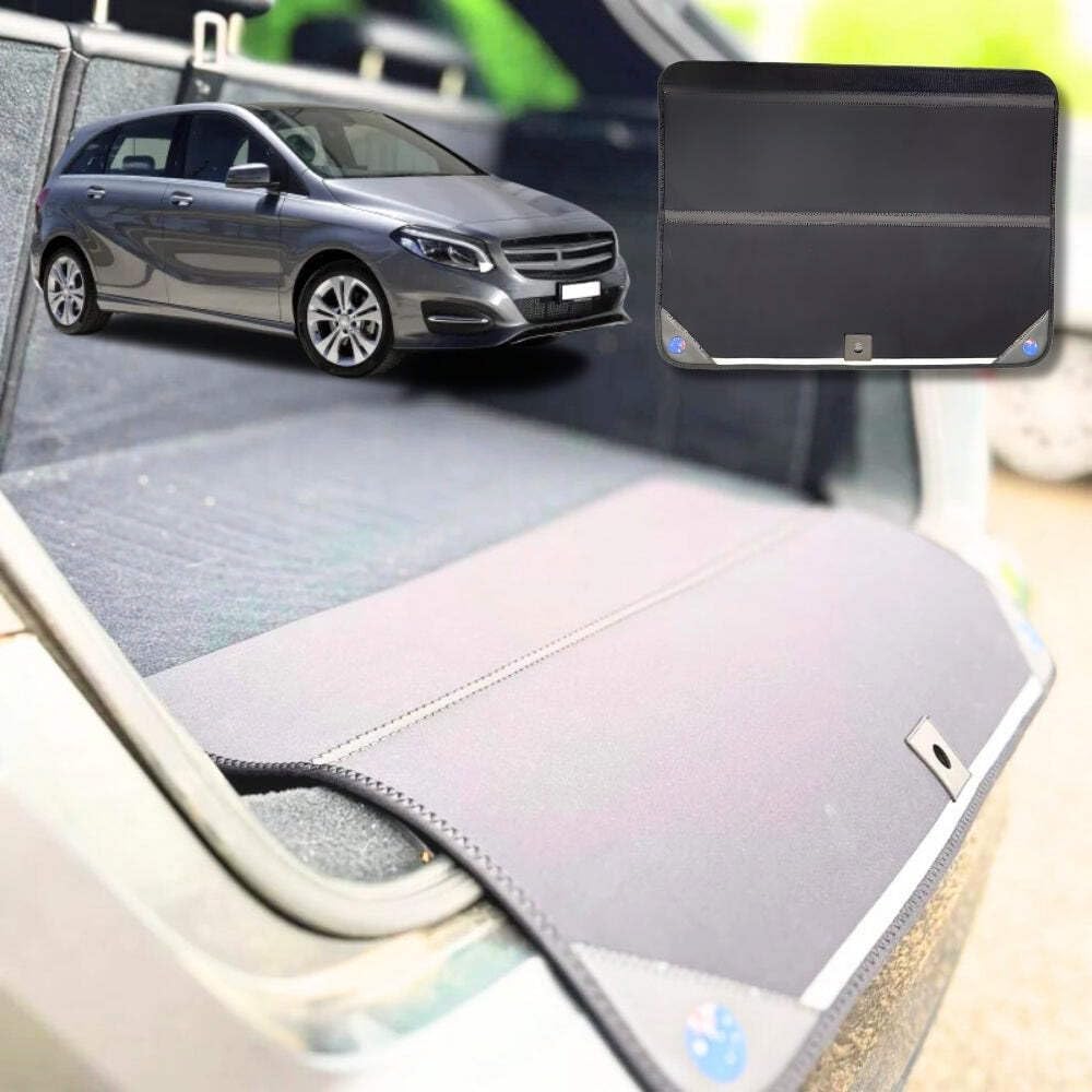 Rear Cargo Boot Bumper Protector for Mercedes-Benz B-Class 2011-2018 - Standard (72.5 x 55.5) cm - Black
