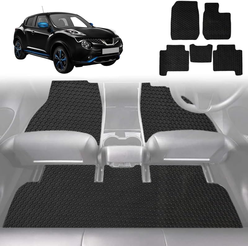 6D Diamond Car Floor Mats for Nissan JUKE 2013 - 2019 F15 - Custom-Fit Carpet Liner