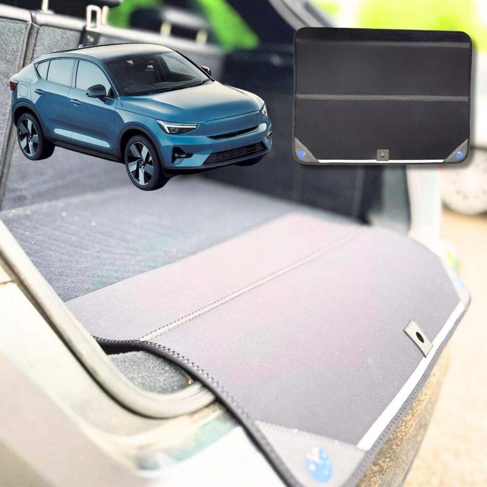 Rear Cargo Boot Bumper Protector for Volvo C40 2021 - Current - XL (98 x 55) - Black