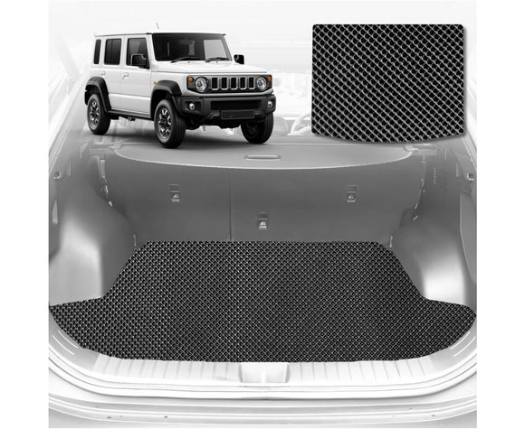6D Diamond Car Boot Mat for Suzuki Jimny XL Auto 2023 - Current (GLX)  - Heavy Duty Carpet Liner