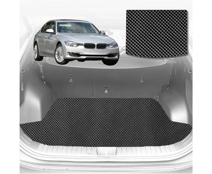 6D Diamond Car Boot Mat for BMW 3 Series 2005 - 2012 Sedan/Touring (E90 E91)  - Heavy Duty Carpet Liner