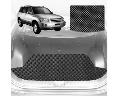 6D Diamond Car Boot Mat for Toyota Kluger 2001 - 2007 (XU20)  - Heavy Duty Carpet Liner