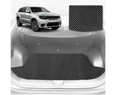 6D Diamond Car Boot Mat for Jeep Grand Cherokee 2011 - 2021 (WK)  - Heavy Duty Carpet Liner