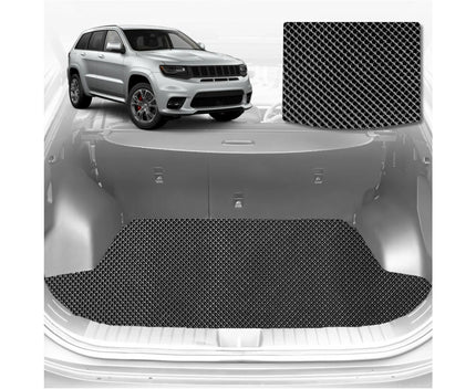 6D Diamond Car Boot Mat for Jeep Grand Cherokee 2011 - 2021 (WK)  - Heavy Duty Carpet Liner