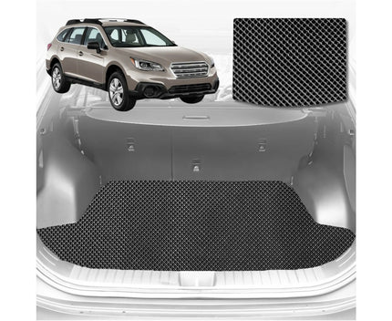 6D Diamond Car Boot Mat for Subaru Outback 2015 - 2021 5GEN, 6GEN  - Heavy Duty Carpet Liner