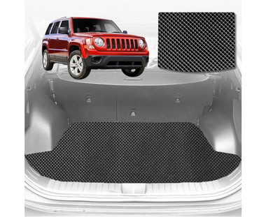 6D Diamond Car Boot Mat for Jeep Patriot 2006 - 2015 MK  - Heavy Duty Carpet Liner