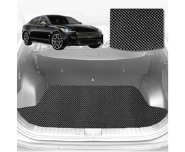 6D Diamond Car Boot Mat for Kia Stinger 2017 - Current CK (Sedan) - Heavy Duty Carpet Liner