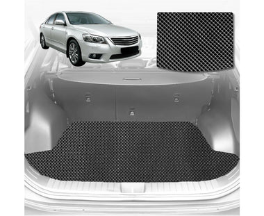 6D Diamond Car Boot Mat for Toyota Aurion 2006 - 2012 (XV40) (Sedan) - Heavy Duty Carpet Liner
