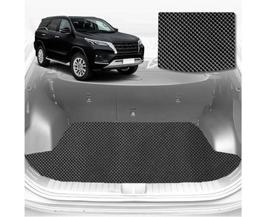 6D Diamond Car Boot Mat for Toyota Fortuner 2015 - Current (AN150/AN160)  - Heavy Duty Carpet Liner