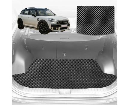 6D Diamond Car Boot Mat for MINI Countryman 2017 - 2023 (F60)  - Heavy Duty Carpet Liner