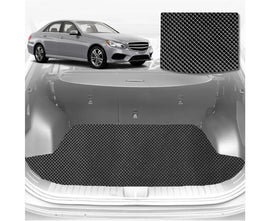 6D Diamond Car Boot Mat for Mercedes-Benz E-Class 2009 - 2016 Sedan (W212) (Sedan) - Heavy Duty Carpet Liner