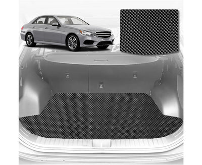 6D Diamond Car Boot Mat for Mercedes-Benz E-Class 2009 - 2016 Sedan (W212) (Sedan) - Heavy Duty Carpet Liner