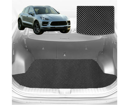6D Diamond Car Boot Mat for Porsche Macan 2014 - Current 95B  - Heavy Duty Carpet Liner
