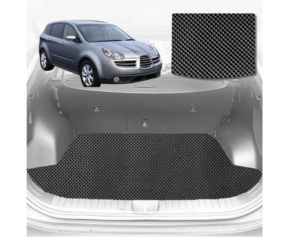 6D Diamond Car Boot Mat for Subaru Tribeca 2005 - 2014 (B9)  - Heavy Duty Carpet Liner