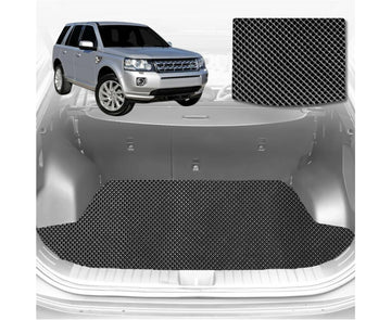 6D Diamond Car Boot Mat for Land Rover Freelander 2007 - 2014 (Series 2)  - Heavy Duty Carpet Liner