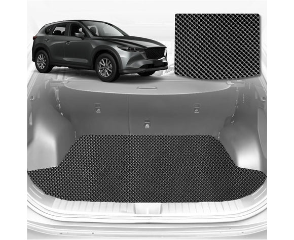 6D Diamond Car Boot Mat for Mazda CX-5 2017 - Current (KF)  - Heavy Duty Carpet Liner