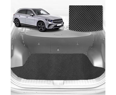 6D Diamond Car Boot Mat for Mercedes-Benz GLC 2023 - Current (X254)  - Heavy Duty Carpet Liner