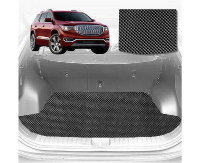 6D Diamond Car Boot Mat for Holden Acadia 2018 - 2021 AC (3rd Row folded/5 seater) - Heavy Duty Carpet Liner
