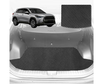 6D Diamond Car Boot Mat for Toyota Corolla Cross 2020 - Current (XG10)  - Heavy Duty Carpet Liner