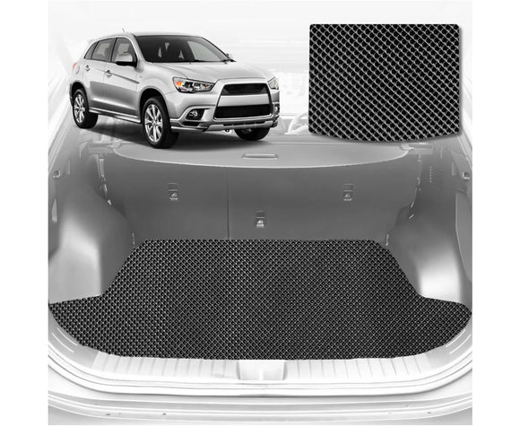 6D Diamond Car Boot Mat for Mitsubishi ASX 2010 - Current (GA)  - Heavy Duty Carpet Liner