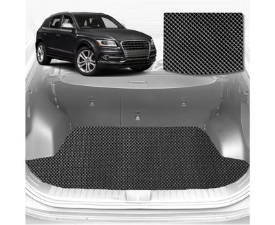 6D Diamond Car Boot Mat for Audi Q5 SQ5 2017 - Current FY  - Heavy Duty Carpet Liner