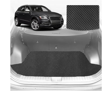 6D Diamond Car Boot Mat for Audi Q5 SQ5 2017 - Current FY  - Heavy Duty Carpet Liner