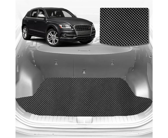 6D Diamond Car Boot Mat for Audi Q5 SQ5 2017 - Current FY  - Heavy Duty Carpet Liner
