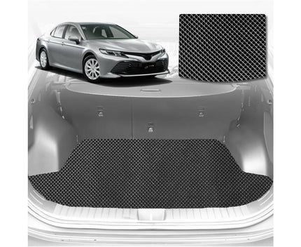 6D Diamond Car Boot Mat for Toyota Camry 2018 - Current (XV70)  - Heavy Duty Carpet Liner
