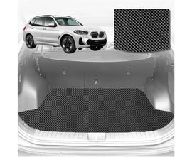 6D Diamond Car Boot Mat for BMW iX3 2022 - Current (G08)  - Heavy Duty Carpet Liner